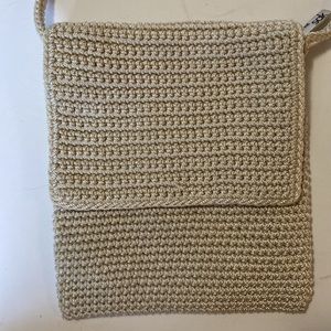 The Sak Cream Crochet Crossbody Bag
